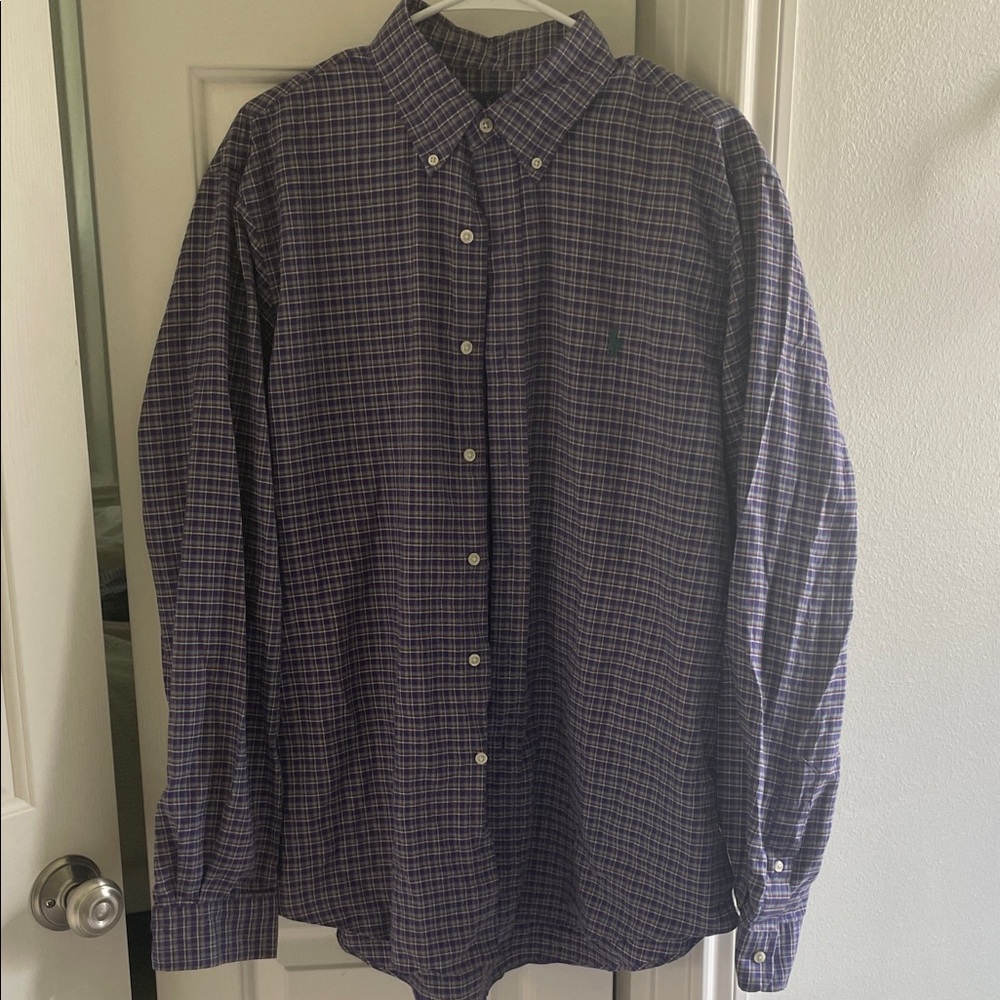 Polo Ralph Lauren Men's Purple Plaid Shirt